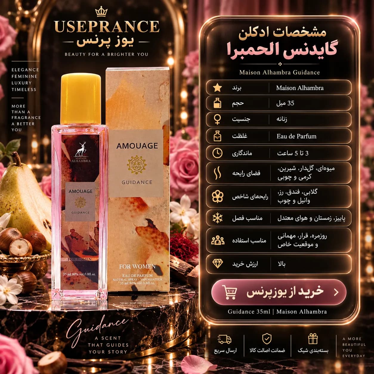 ادکلن گایدنس الحمبرا ۳۵ میل