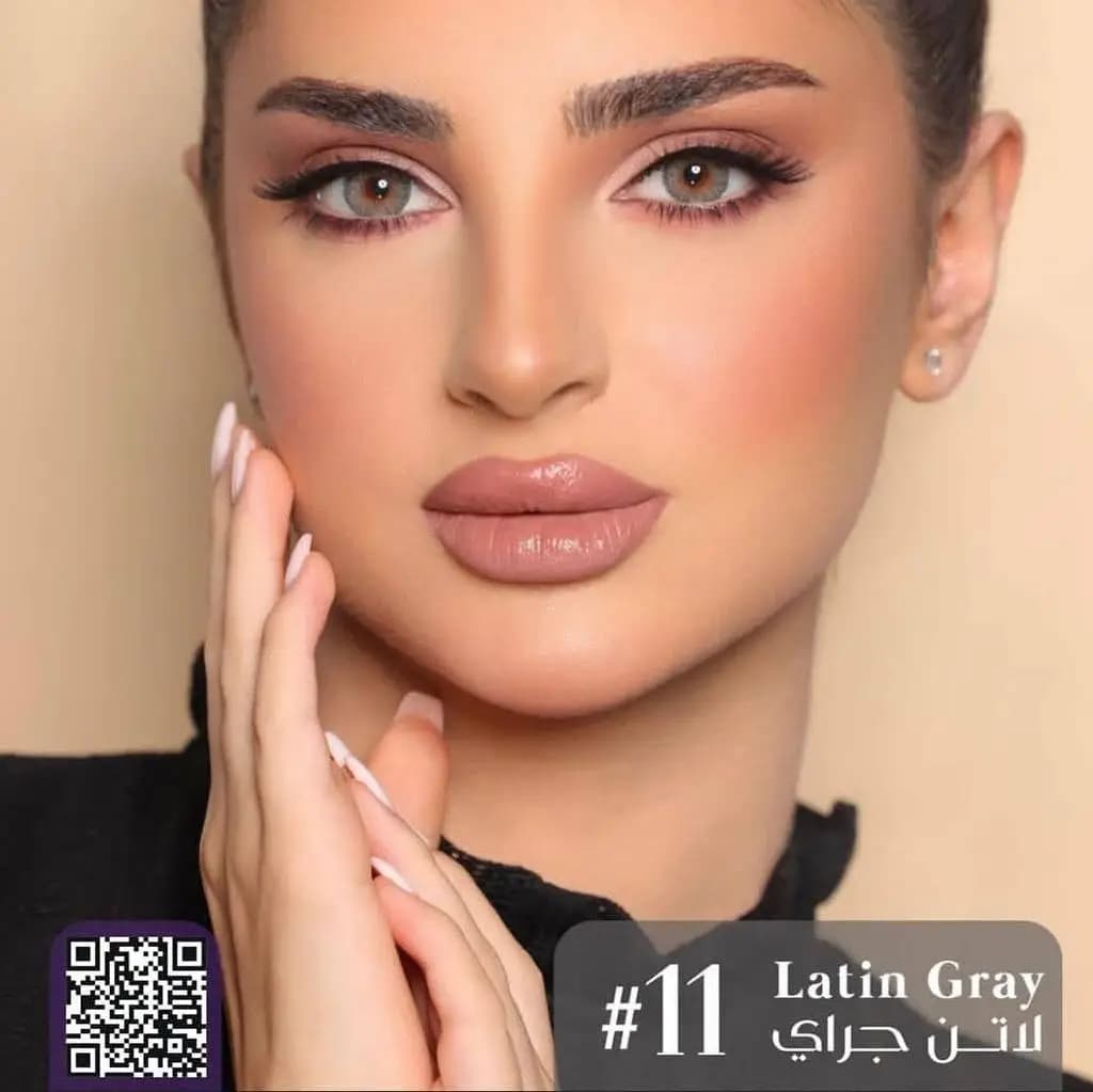 لنز لاتین گری(طوسی عسلی روشن عروسکی) — تصویر ۳