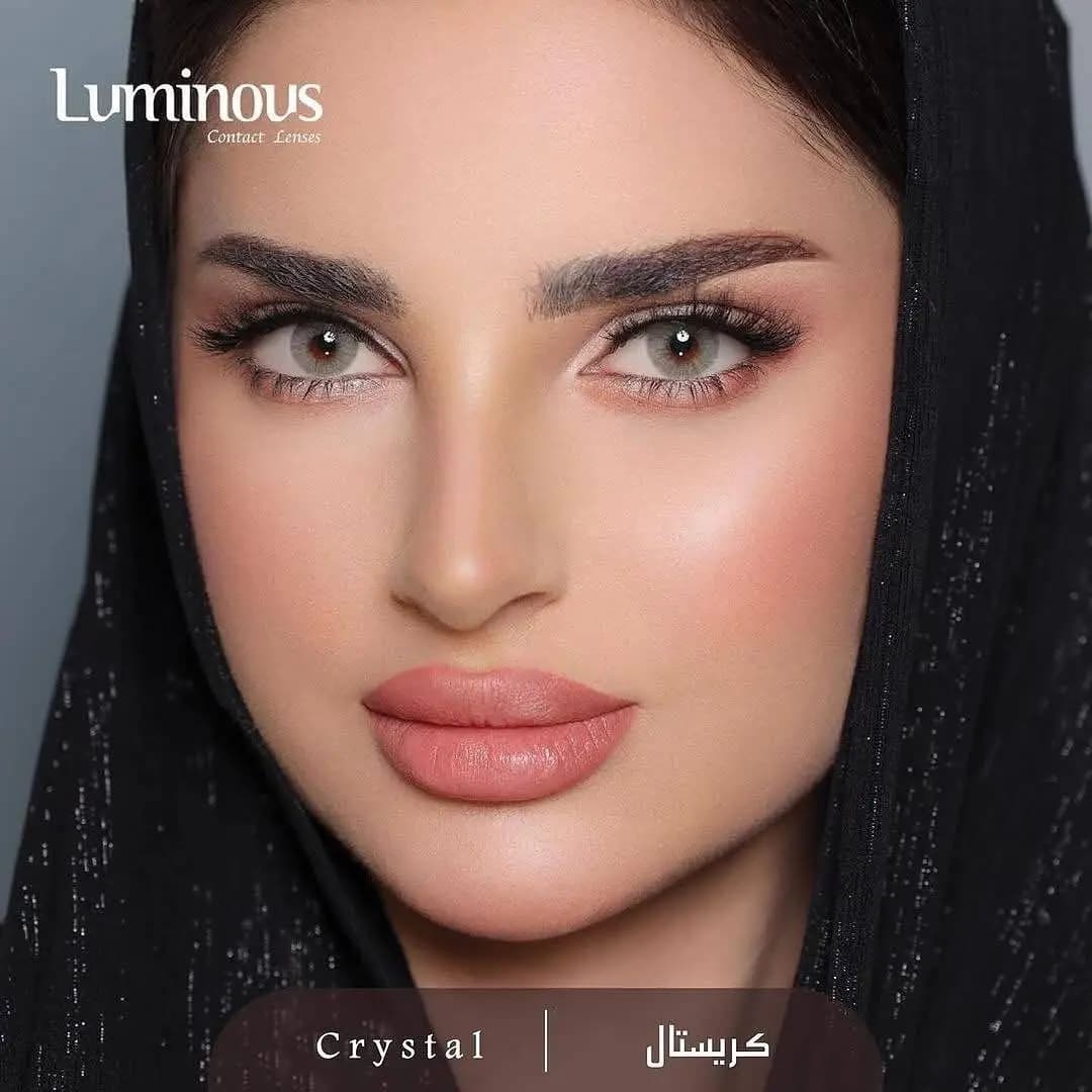 لنز کریستال(طوسی یخی بدون دور) — تصویر ۲