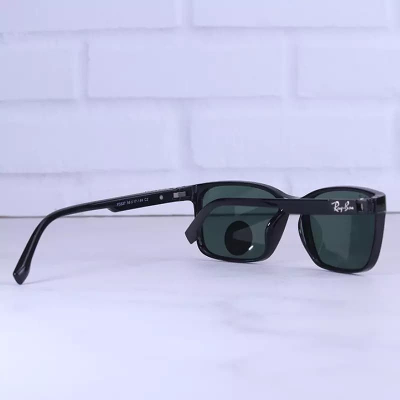 عینک آفتابی ری بن فریم مشکی عدسی سبز پلاریزه P 3337/2 — تصویر ۳