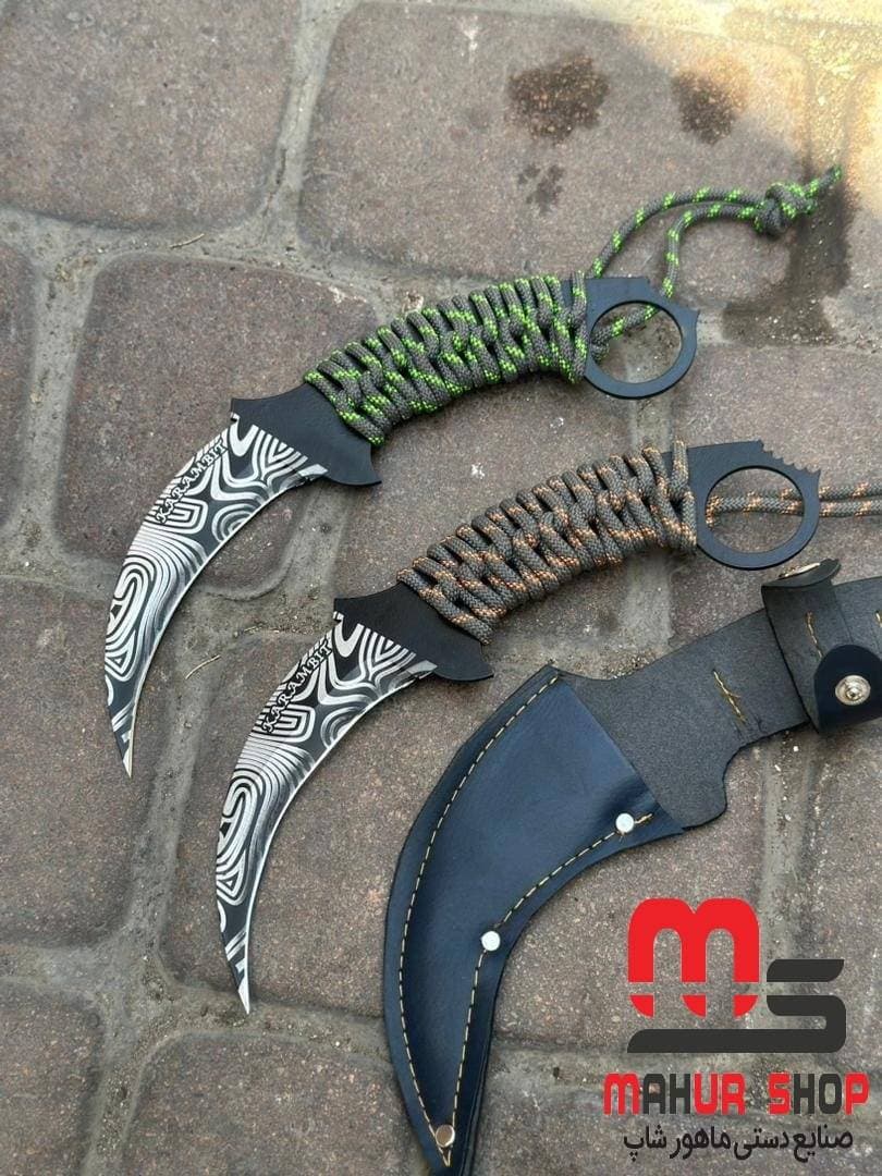 چاقو کارامبیت همراه غلاف صنایع دستی زنجان