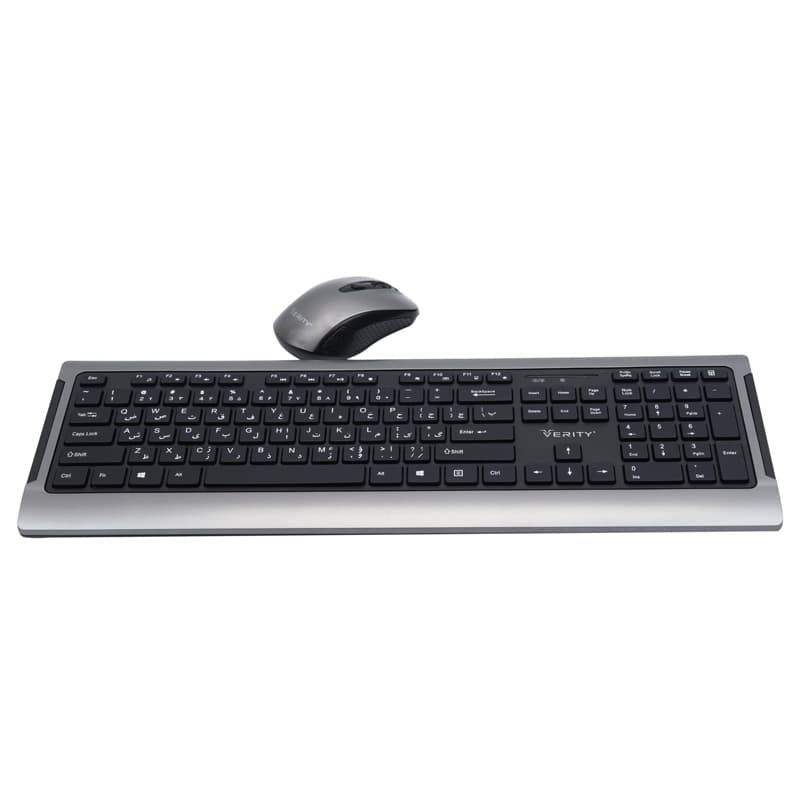 ماوس و کیبورد بی سیم Verity V-KB6115CW (گارانتی ۱۲ ماهه)