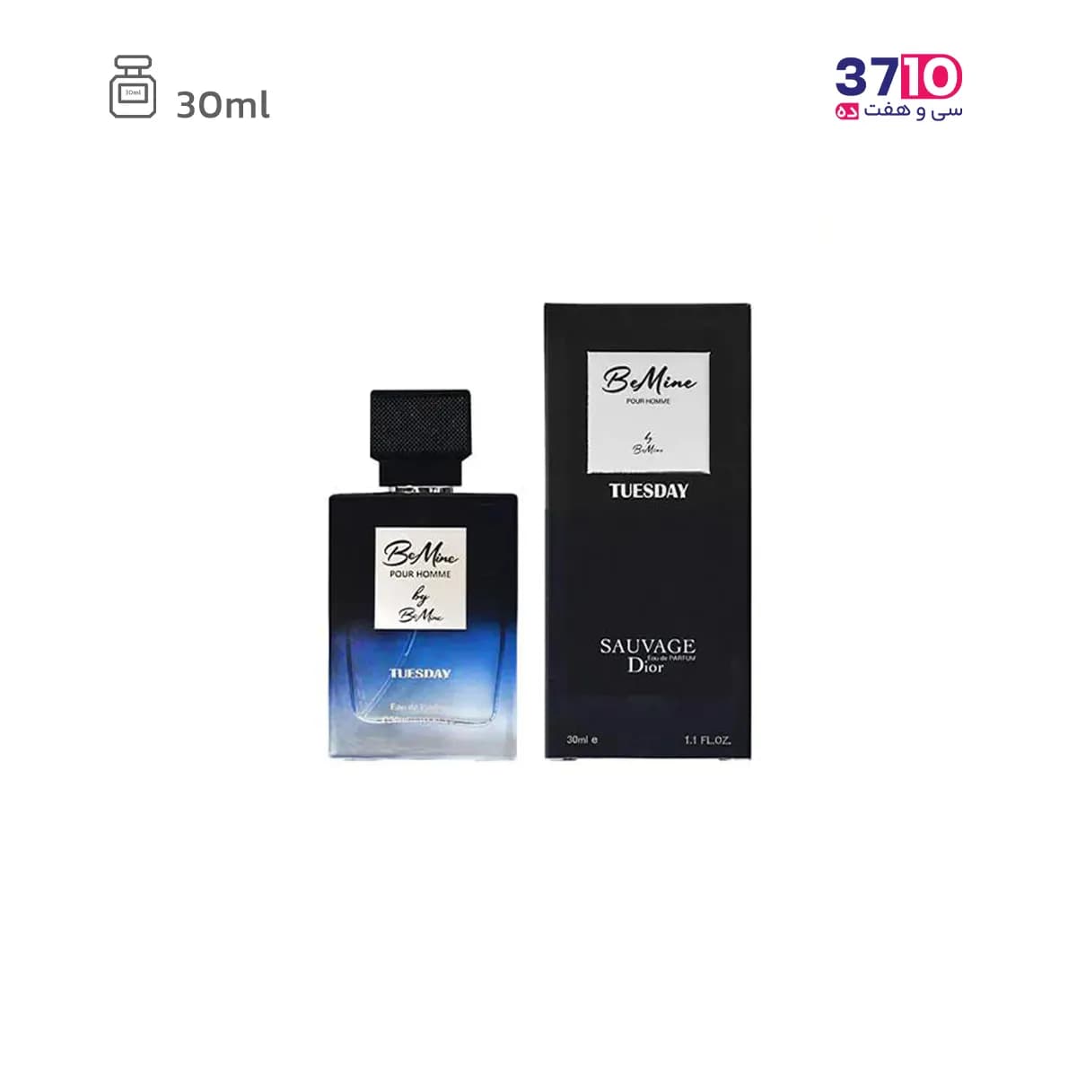 عطر جیبی مردانه بی ماین مدل تیوزدی Tuesday حجم 30 میلی لیتر
