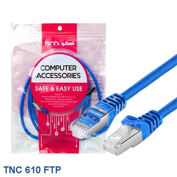 کابل شبکه CAT6 تسکو TNC 610 CCF به طول 1 متر — تصویر ۲