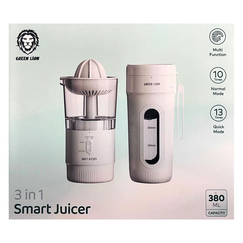 آبمیوه گیری سه کاره هوشمند گرین لاین Green Lion 3 in 1 Smart Juicer 380mL «اورجینال ارسال فوری» — تصویر ۱۲