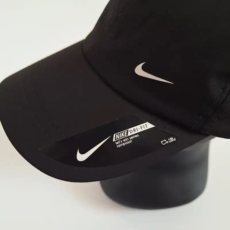 کلاه ورزشی شمعی نایک مشکی DRI-FIT — تصویر ۲
