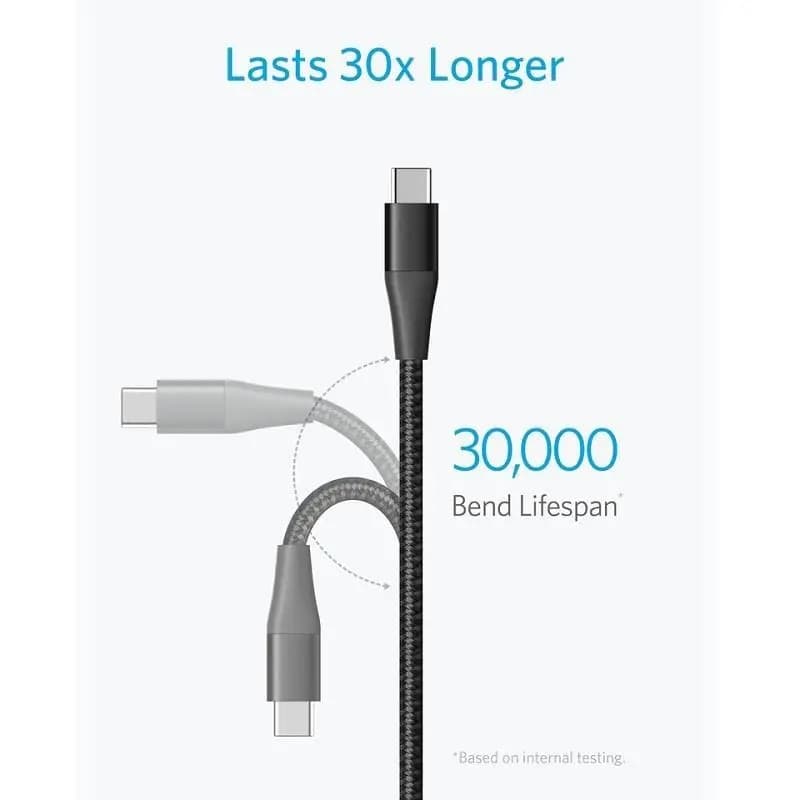 کابل شارژ Anker آنکر USB-A به USB-C مدل PowerLine+ II A8462 — تصویر ۵