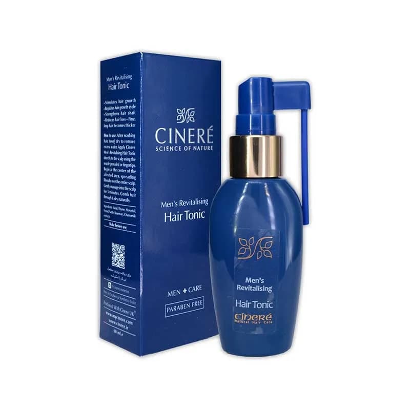 لوسیون گیاهی تقویت مو آقایان سینره CINERE حجم 60 میلی لیتر — تصویر ۵