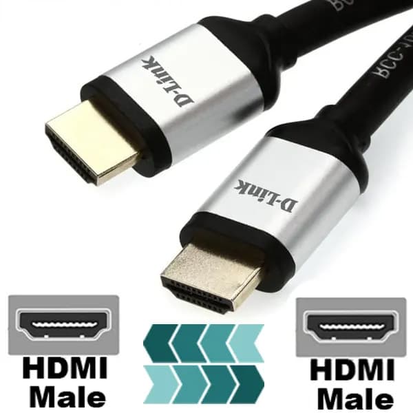 کابل HDMI دی لینک V2.0-4Kمدل HCB-4AABLBR-50 طول 50 متر