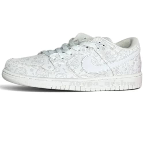کفش کتونی مردانه نایک دانک لو وایت پیزلی Nike Dunk Low White Paisley — تصویر ۵