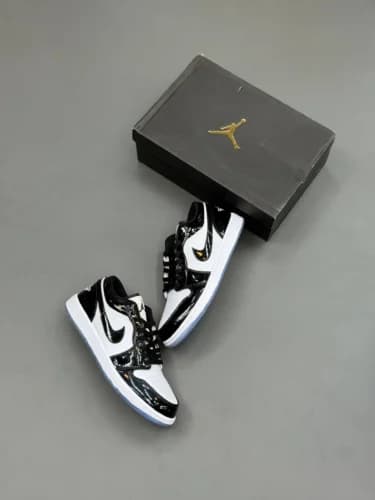 کفش کتونی مردانه نایک ایر جردن ۱ کانکورد Nike Air Jordan 1 Concord — تصویر ۱۲