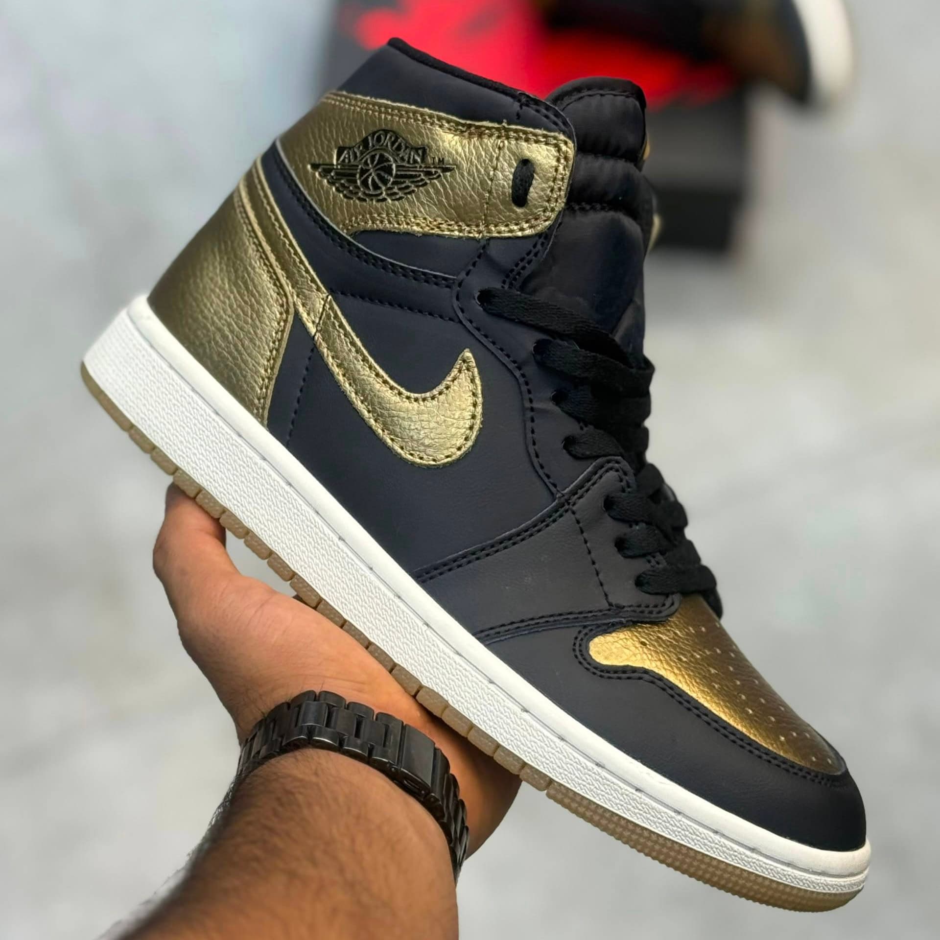 کفش کتونی مردانه ساقدار نایک ایر جردن 1 Nike air jordan 1 Retro OG — تصویر ۴