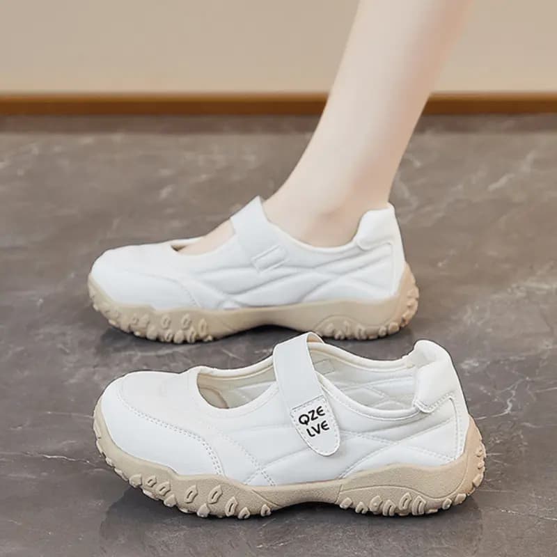 کتونی صندل زنانه لژدار جلو بسته اسپرت طبی Women’s Platform Sandal — تصویر ۴