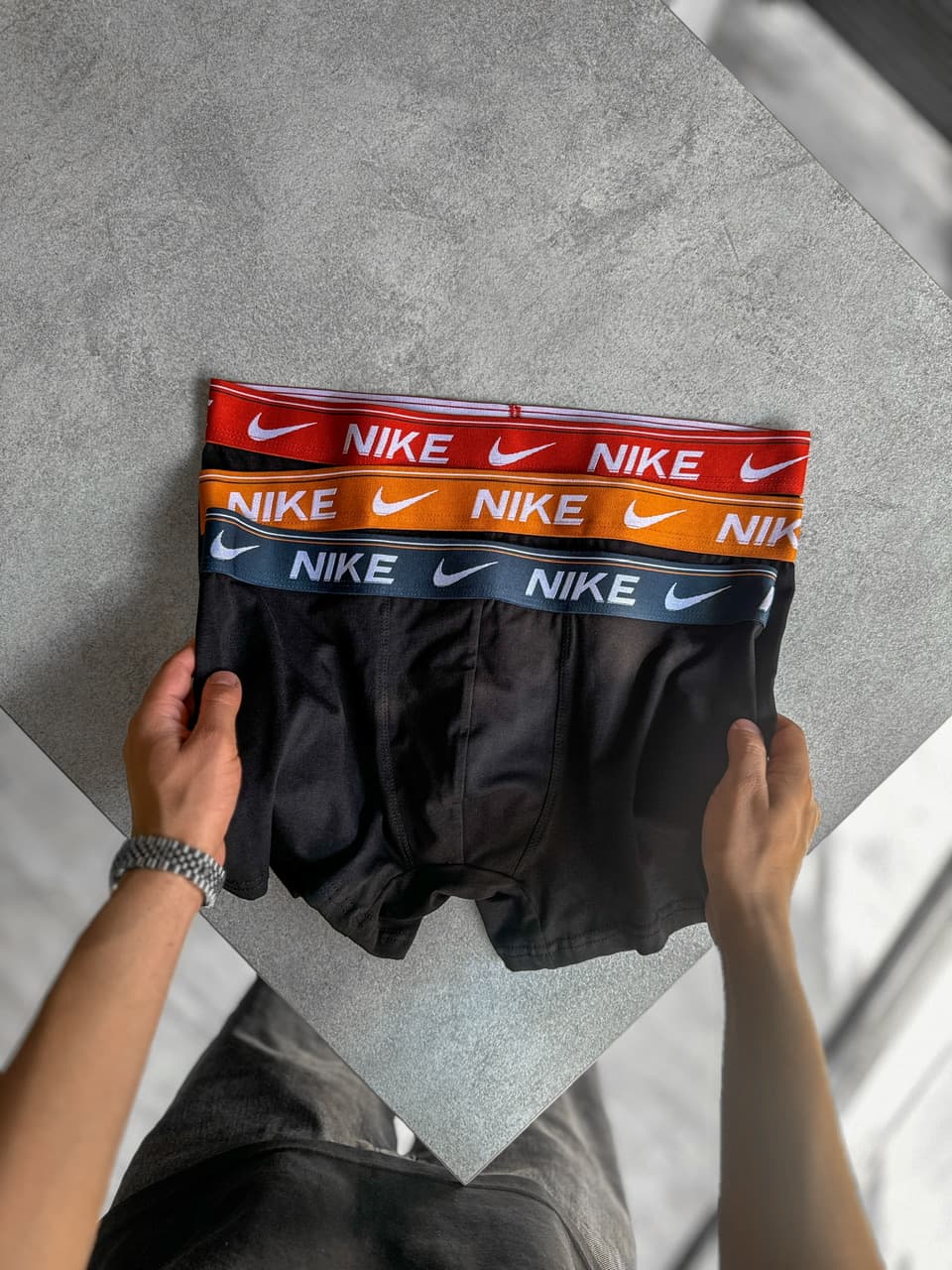 شورت مردانه باکسر NIKE پک سه تایی کد 538 — تصویر ۶