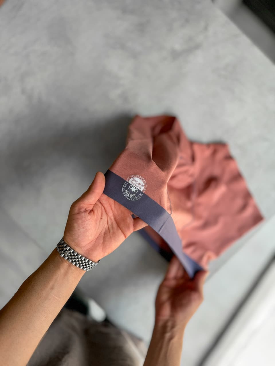 شورت مردانه پادار لیزری Cotton 2 Color — تصویر ۴