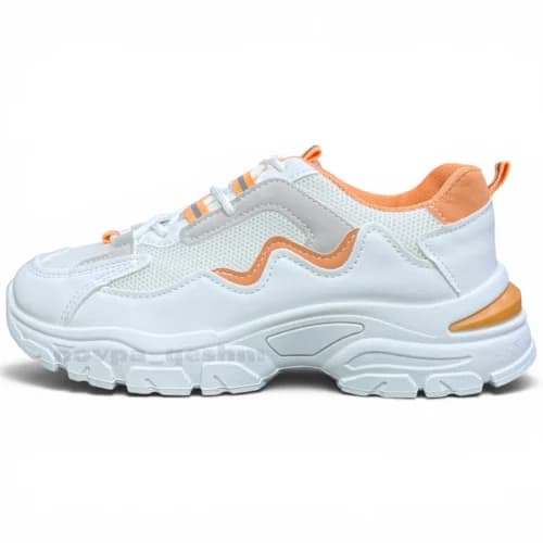 کتونی اسپرت لژدار طبی زنانه مدل ریوا | کفش فانتزی راحتی womens platform sneakers — تصویر ۶