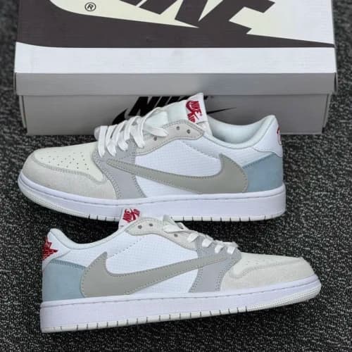 کفش کتونی نایک ایر جردن 1 لو تراویس اسکات پاریس NIKE AIR JORDAN 1 LOW TRAVIS SCOTT PARIS — تصویر ۵