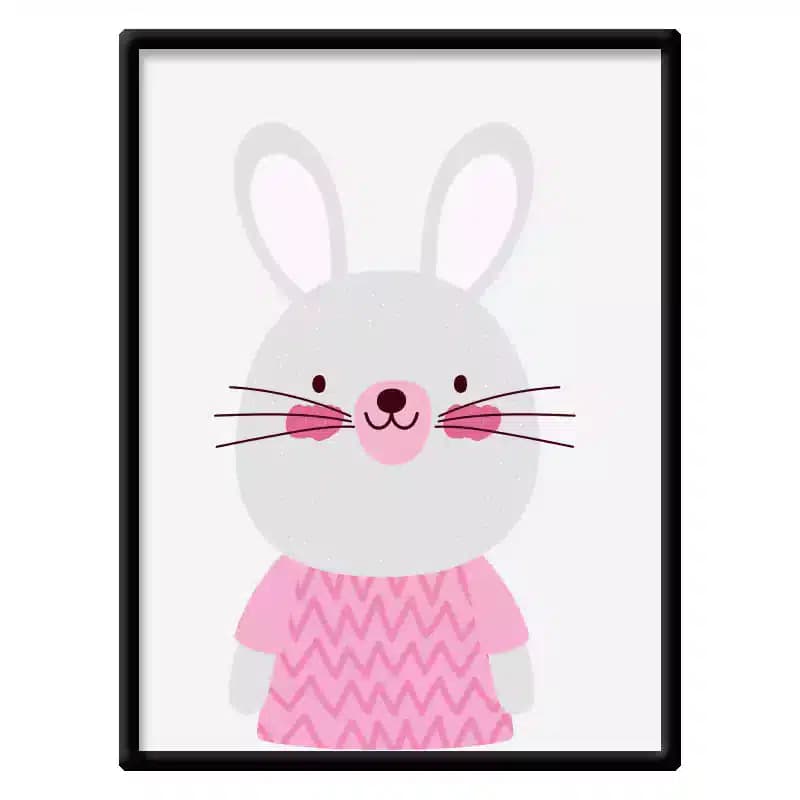 تابلو دکوراتیو اتاق کودک سه تکه CUTE کد1311 — تصویر ۴