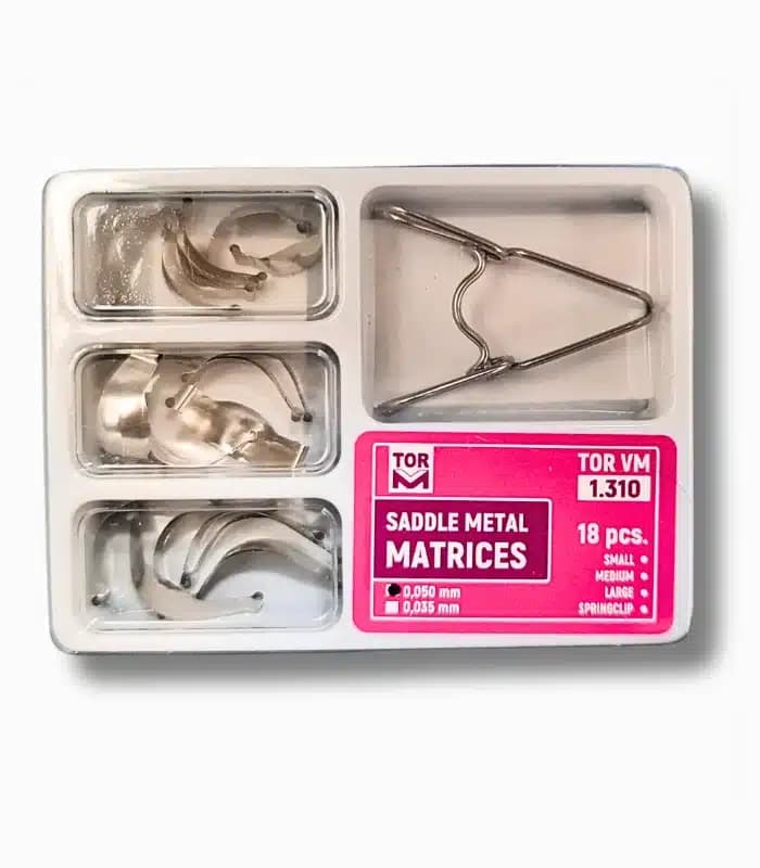 کیت سکشنال ماتریس زین اسبی 18 عددی تور وی ام – Tor VM Saddle Contoured Metal Matrices — تصویر ۲