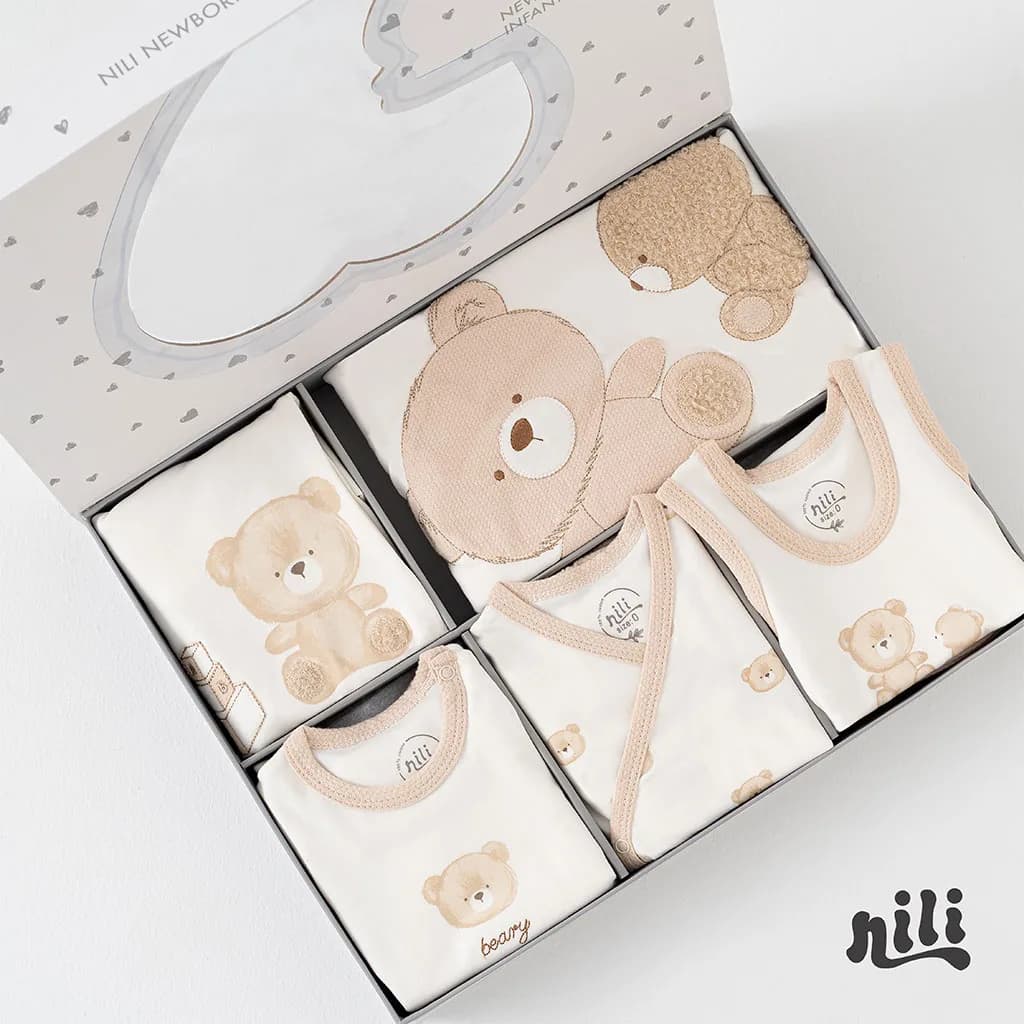 سرویس 13تکه جعبه ای طرح خرس Beary نیلی Nili — تصویر ۳