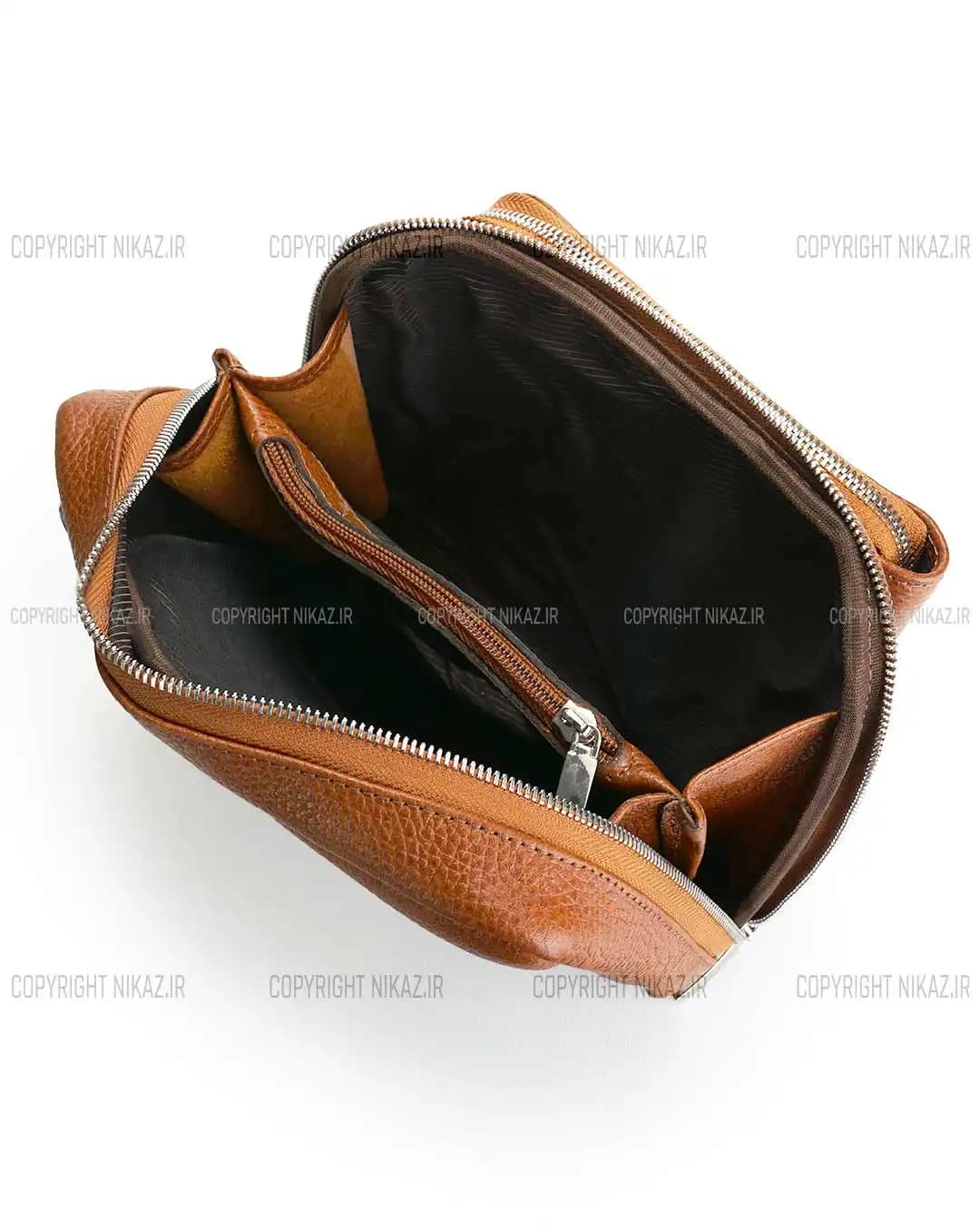 کیف دوشی مردانه چرم طبیعی مدل کاوه کد 2648 — تصویر ۶