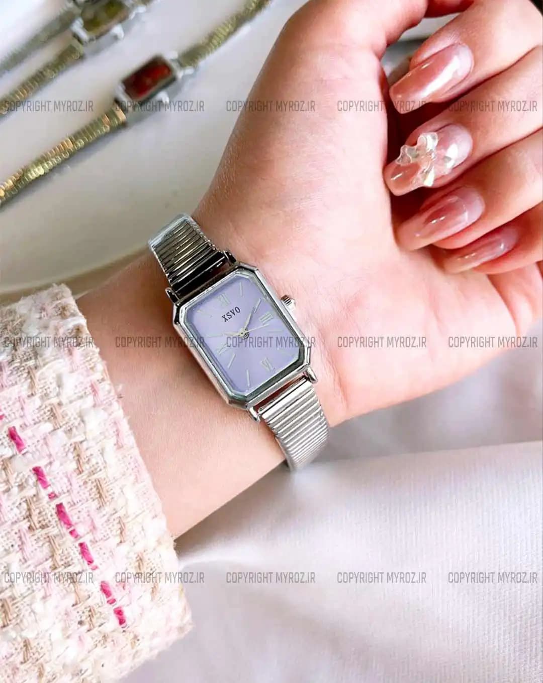 ساعت مچی زنانه ایکس وی XSVO صفحه مستطیلی کد 2622 — تصویر ۲