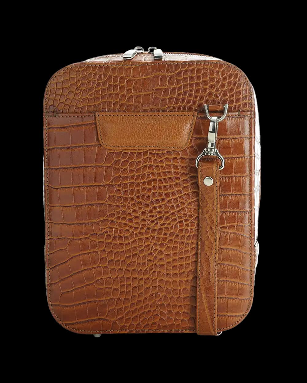 کیف دوشی مردانه چرم طبیعی مدل هومان کد 2600