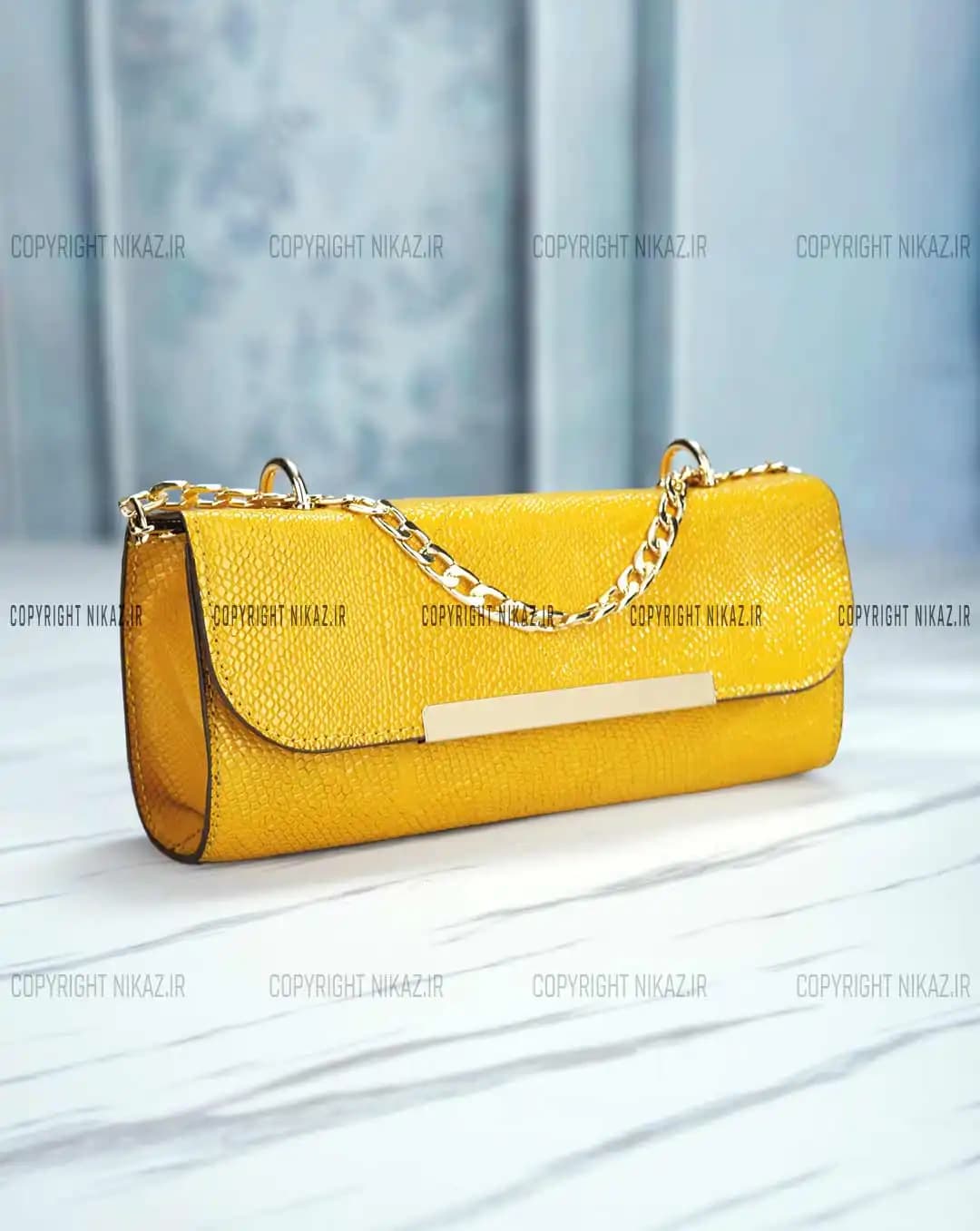 کیف دوشی زنانه چرم طبیعی مدل رامیلا کد 2585 — تصویر ۲