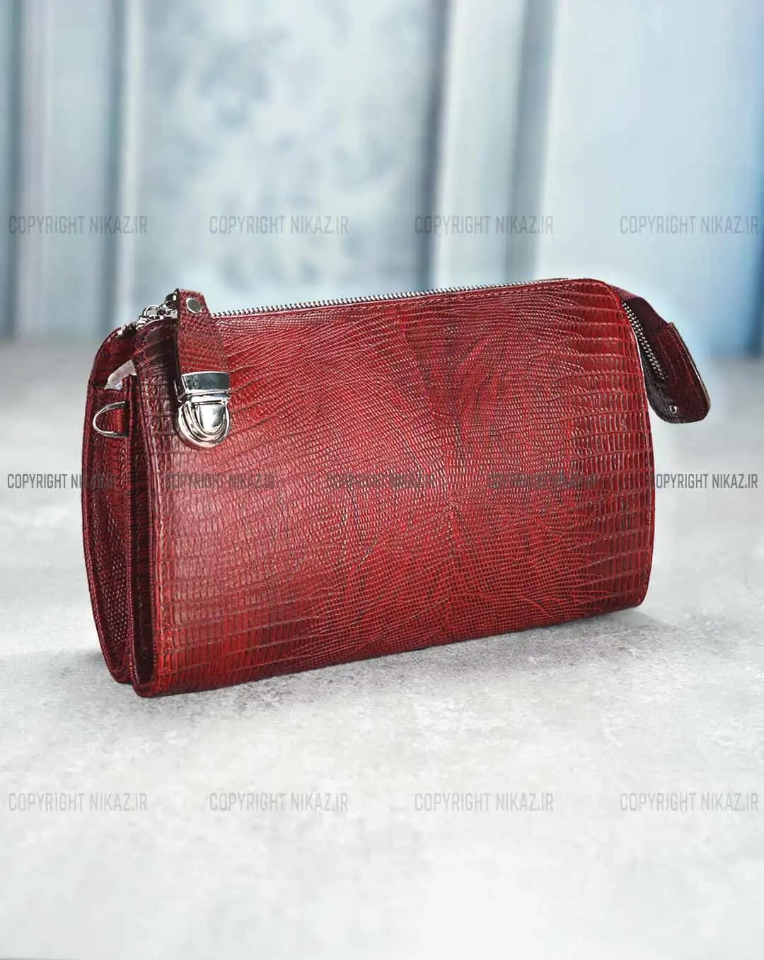 کیف دوشی زنانه چرم طبیعی مدل سیما کد 2543 — تصویر ۲