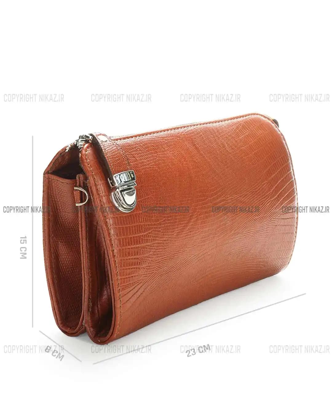 کیف دوشی زنانه چرم طبیعی مدل سیما کد 2541 — تصویر ۲