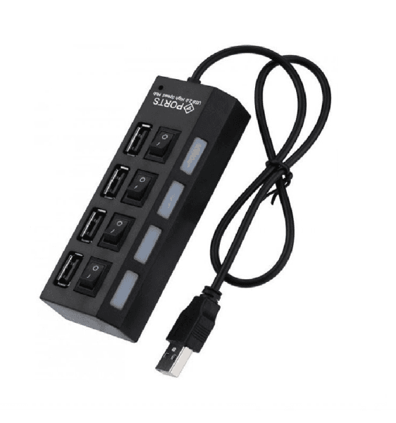 هاب کلید دار 4 PORT USB2