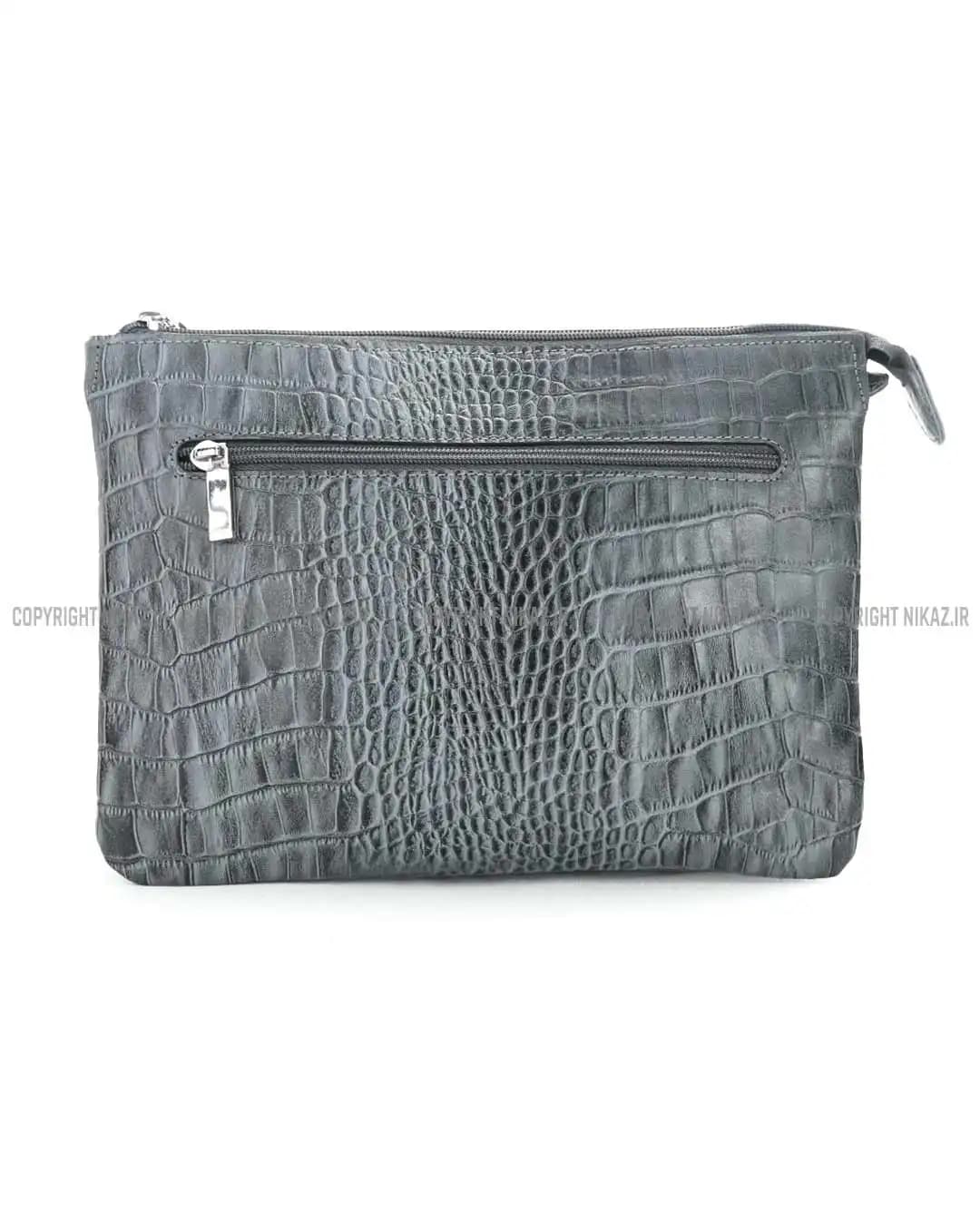 کیف دوشی زنانه چرم طبیعی مدل پریان کد 2532 — تصویر ۴