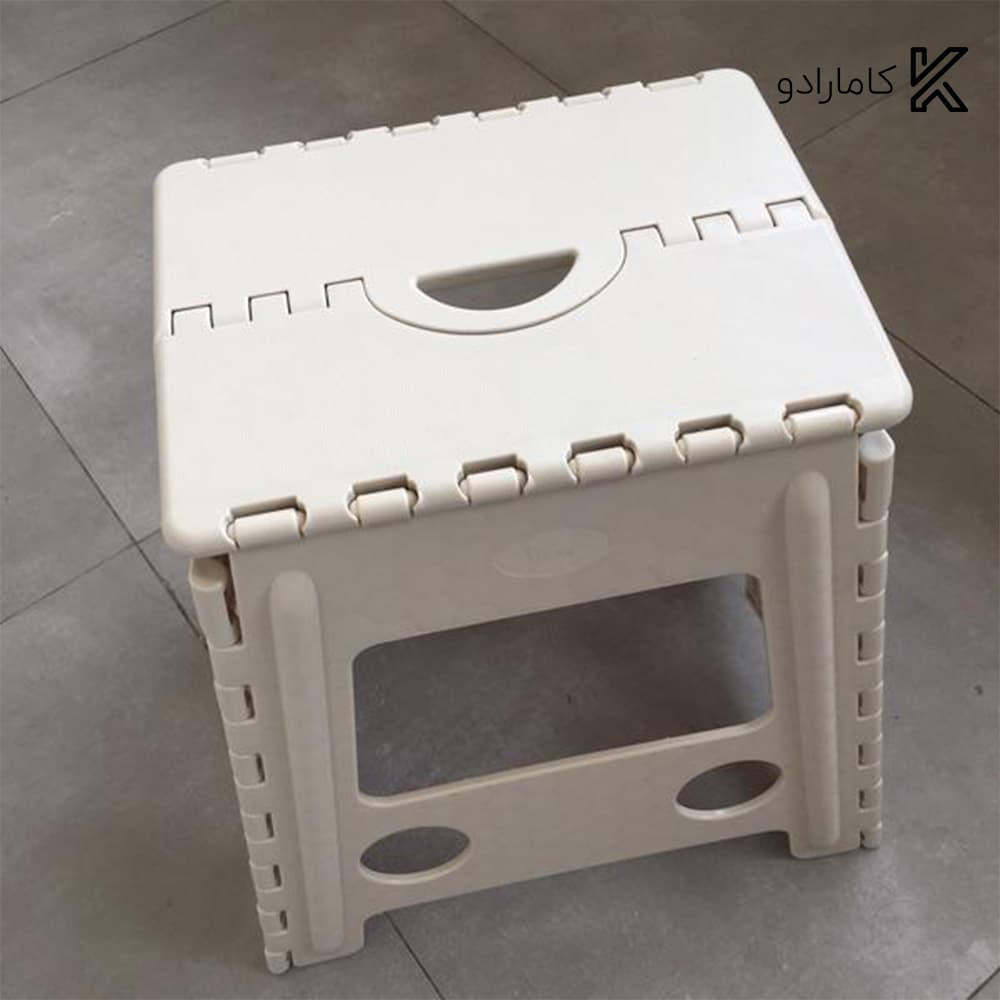 چهارپایه تاشو 3 ناصر پلاستیک کد 517 ( بسته 6 عددی ) — تصویر ۳