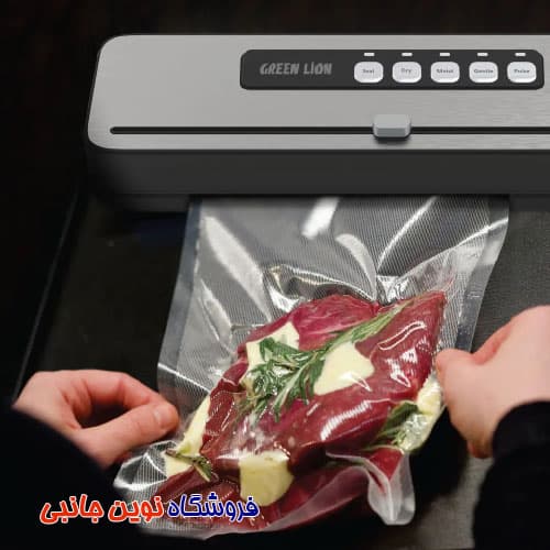 دستگاه وکیوم مواد غذایی گرین لاین مدل Vacuum Sealer Pro ا Green Lion Vacuum Sealer Pro with 32cm Max Bag Width (تک/عمده) — تصویر ۳