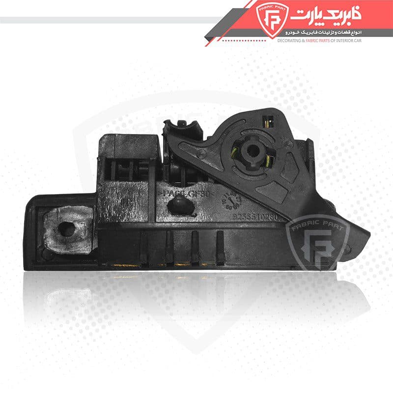 مجموعه دستگیره درب بازکن بیرونی سمند مشکی چپ — تصویر ۲