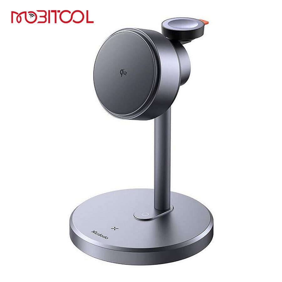 استند وایرلس شارژ 22.5 وات سه کاره مک دودو Mcdodo MagQ Qi2 Magnetic Wireless Charging Station CH-2462 — تصویر ۲