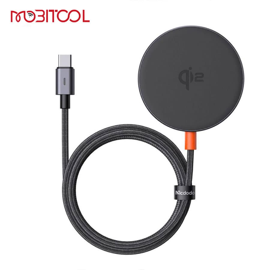 شارژر وایرلس مگ سیف 15 وات مک دودو MCDODO CH-2860 MagQ Qi2 15w Magnetic Wireless Charging — تصویر ۳