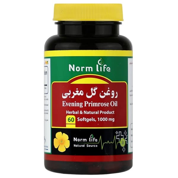 سافت ژل ایوینینگ پرایم رز اویل نورم لایف (60 عدد)