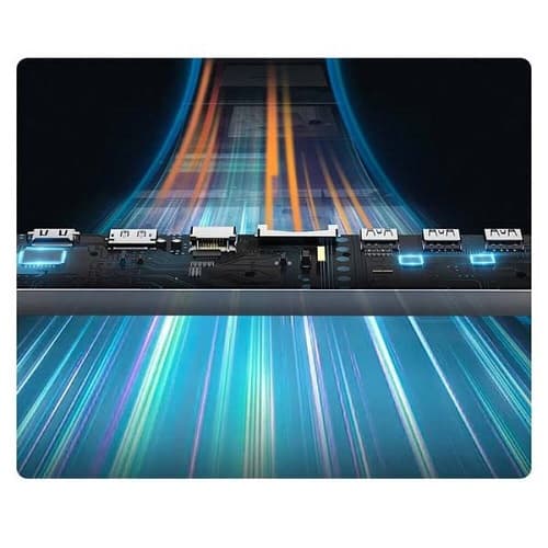 هاب تایپ سی 11 پورت باسئوس مدل WKSX030013 با 3 پورت USB 3.0 و پورت SD/TF و RJ45 و HDMI و VGA و Type-C و AUX — تصویر ۴