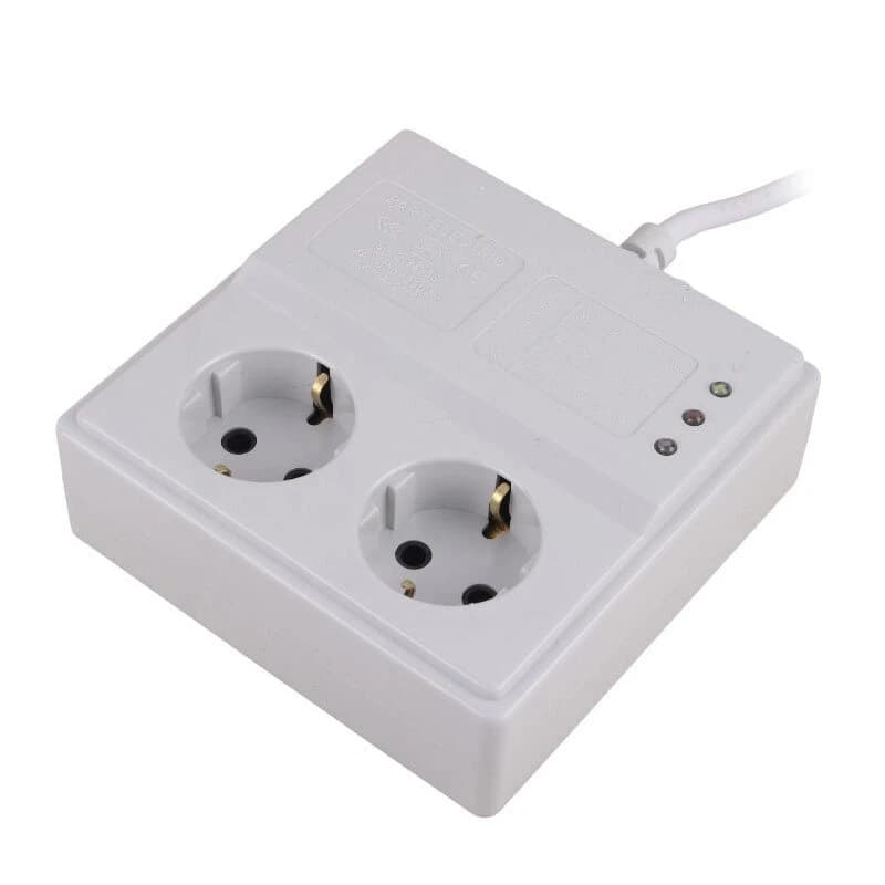 محافظ برق یخچال و فریزر 2 خانه ارت دار پارت الکتریک 981 با کابل 3 متری — تصویر ۳