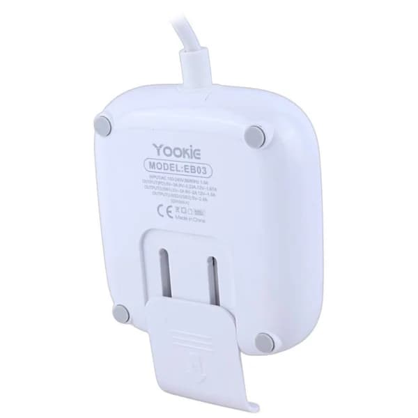 چند راهی 2 خانه یوکی EB03 با کابل 1.4 متری + شارژر USB و Type-C — تصویر ۱۲