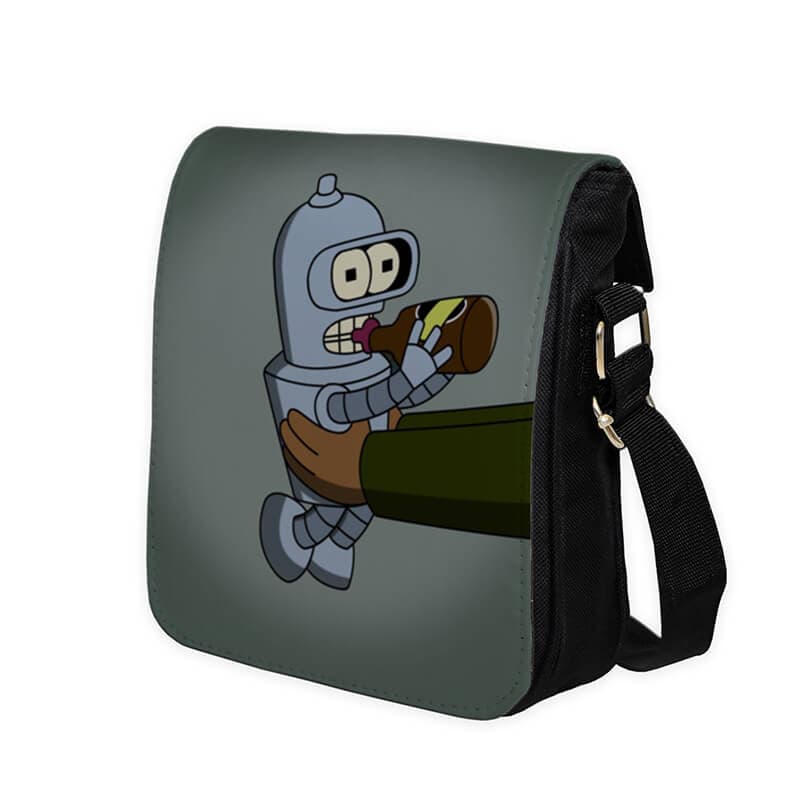 کیف دوشی طرح bender futurama کد 8747 — تصویر ۴