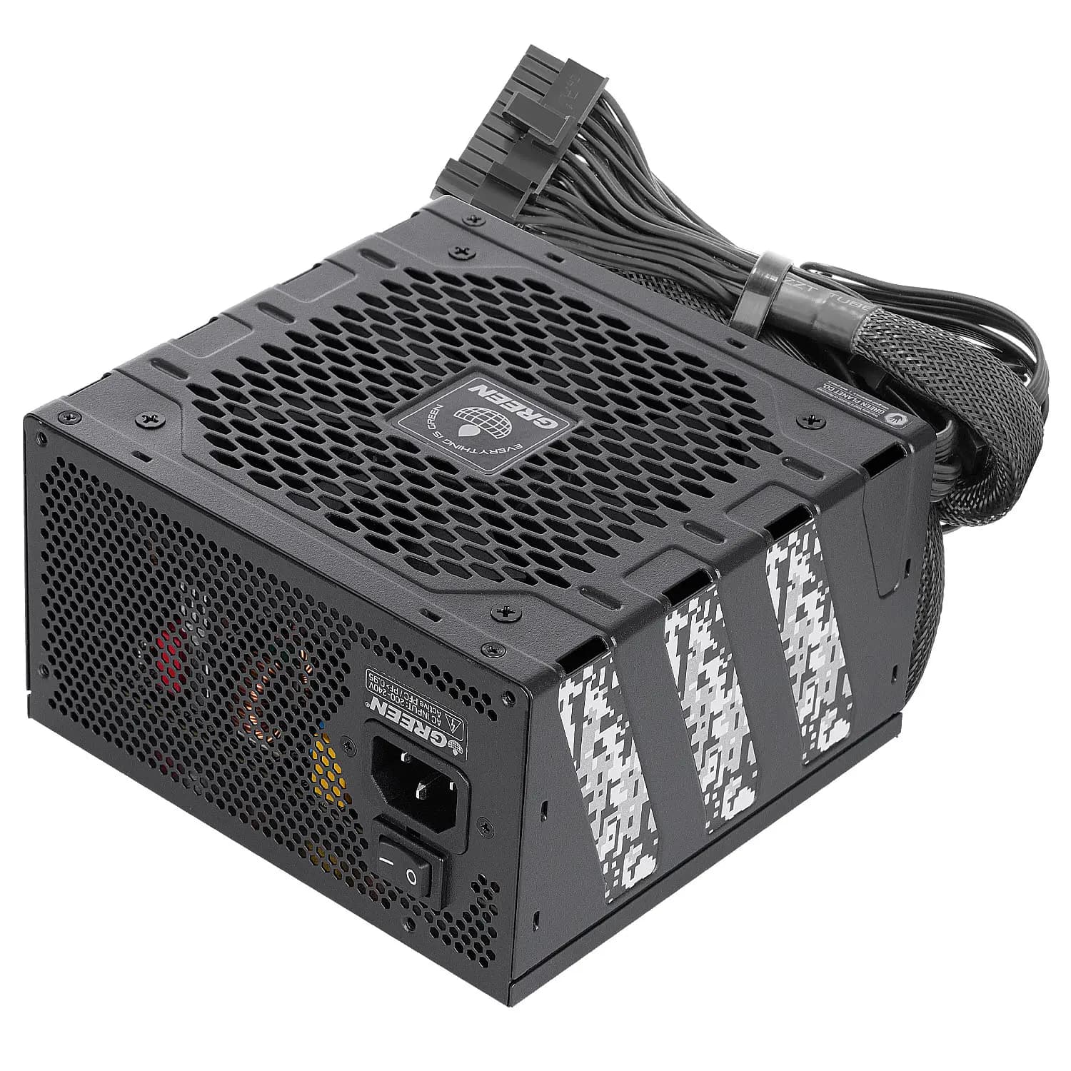 منبع تغذیه کامپیوتر گرین ظرفیت 600 وات POWER GREEN GP600A-GED V3.1
