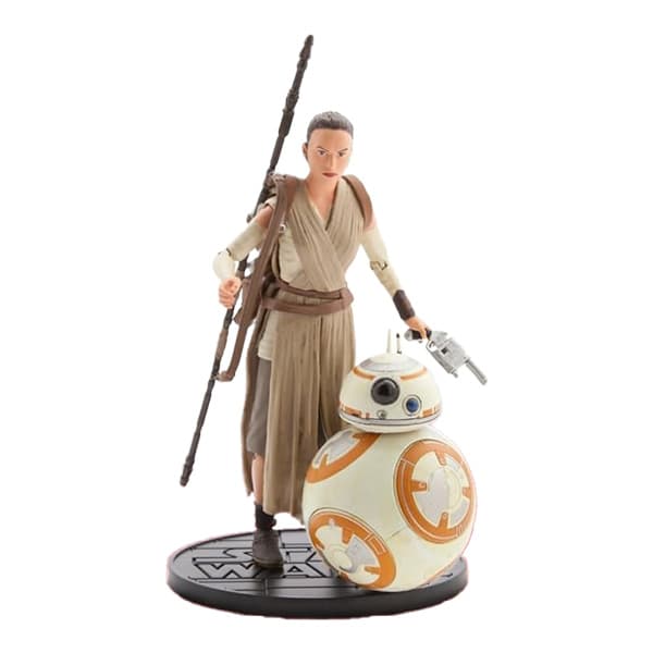 فیگور دیزنی استور Disney Store مدل استار وارز (جنگ ستارگان) Star Wars طرح ری اسکای واکر و بی بی۸ Rey And BB-8 — تصویر ۲
