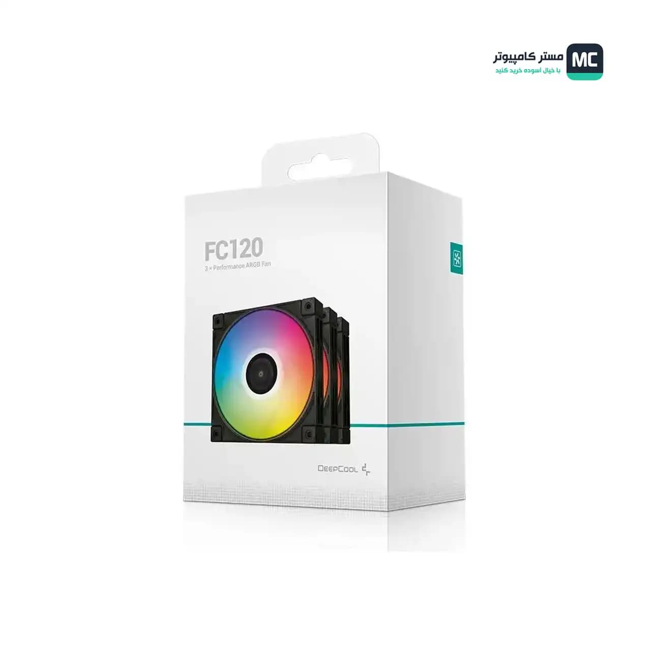 فن کیس دیپ کول FC120 Black (سه عددی) — تصویر ۶