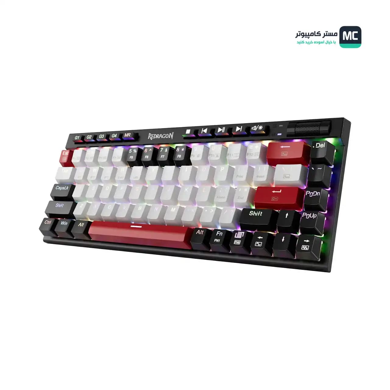 کیبورد بی سیم گیمینگ ردراگون Magic Wand Mini K635 WBR RGB PRO — تصویر ۲