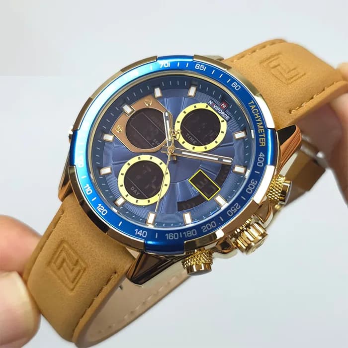 ساعت مچی مردانه ناوی فورس NAVIFORCE NF9197 G/BE/Y.BN — تصویر ۵