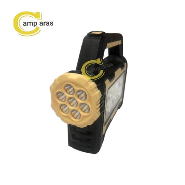 چراغ قوه شارژی خورشیدی COB-XPE HS-8031-B — تصویر ۳