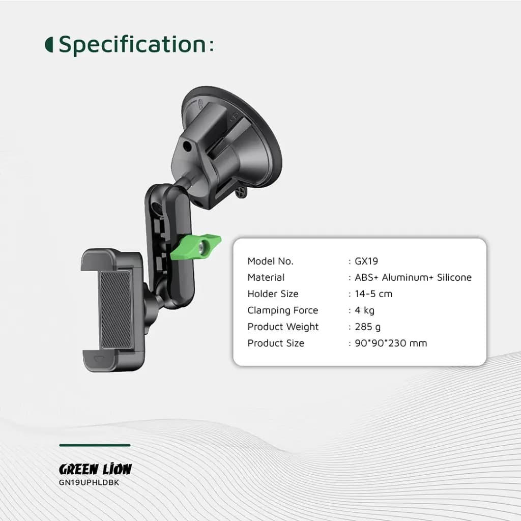 هولدر و پایه نگهدارنده موبایل گرین لاین مدل Green Lion GX-19 Universal — تصویر ۸