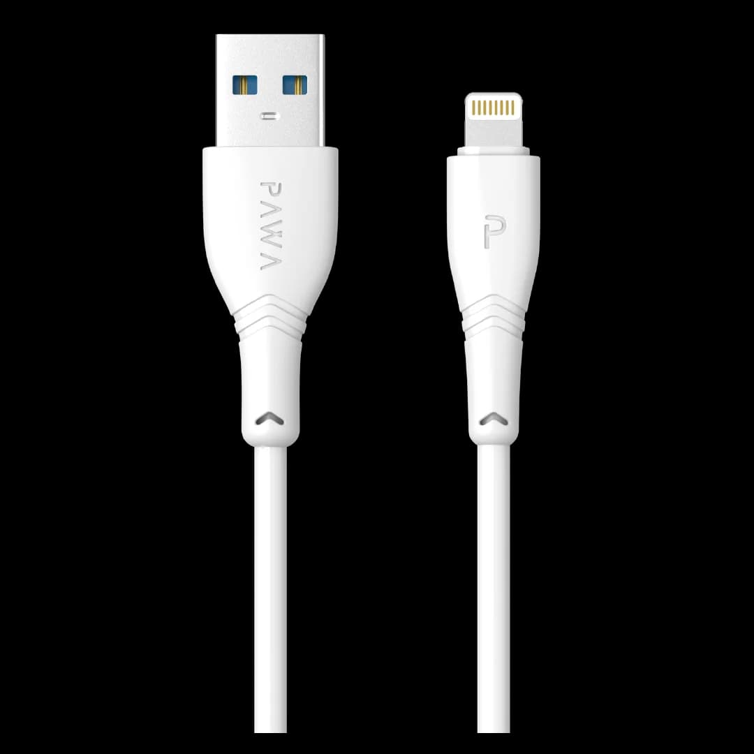 کابل شارژ سریع PAWA مدل Lightning به USB-A
